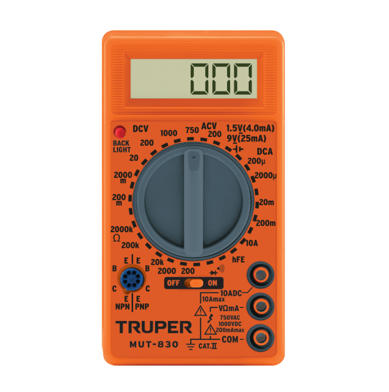 TRUPER MULTIMETRO DIGITAL 10400