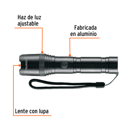 TRUPER LINTERNA  ALUMINIO 420 LUMENES RECARGABLE  101330