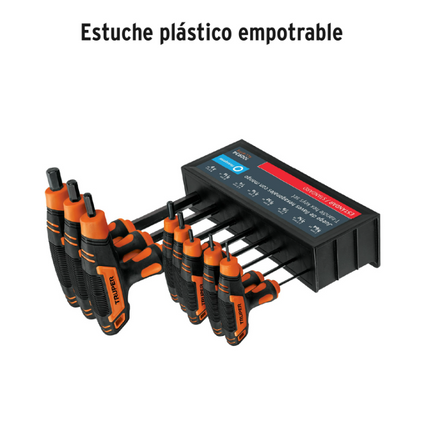 TRUPER JUEGO DE LLAVES HEXAGONALES CON MANGO T 100933