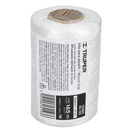 TRUPER HILO PARA ALBAÑIL BLANCO 165M 12989