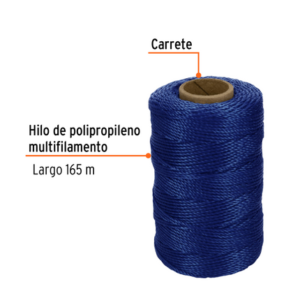 TRUPER HILO PARA ALBAÑIL AZUL 165M 14057