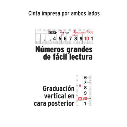 TRUPER FLEXOMETRO 7.5 MTS XTRA 15025