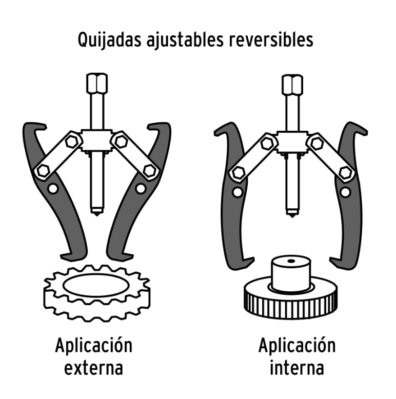 TRUPER EXTRACTOR DE POLEAS DE 3 QUIJADAS 14500