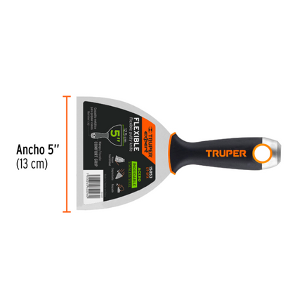 TRUPER ESPATULA 5" ACERO INOXIDABLE 15853