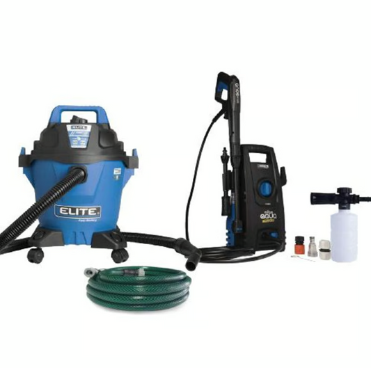 ELITE COMBO HIDROLAVADORA PW1565 + ASPIRADORA ELITE VC2525P