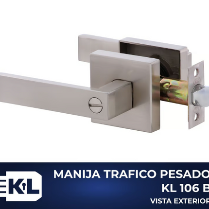 KL SEGURITY CERRADURA TUBULAR TRAFICO PESADO BAÑO KL 106 B