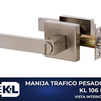 KL SEGURITY CERRADURA TUBULAR TRAFICO PESADO BAÑO KL 106 B