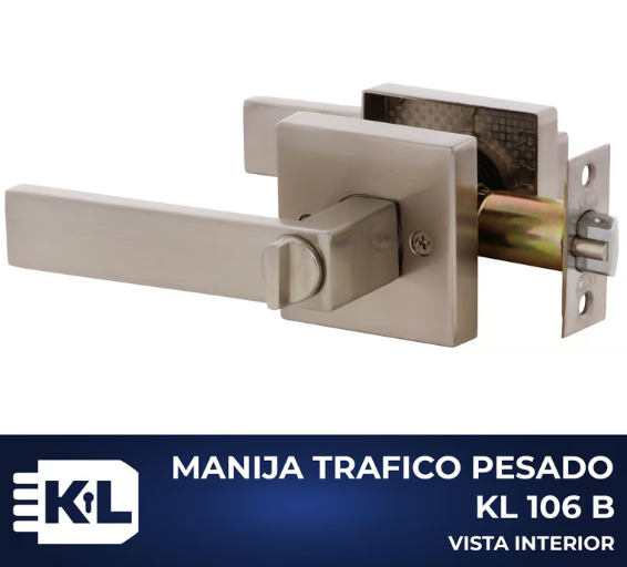 KL SEGURITY CERRADURA TUBULAR TRAFICO PESADO BAÑO KL 106 B