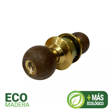 SAFE CERRADURA DE POMO VERONA ECO MADERA ALCOBA 44901