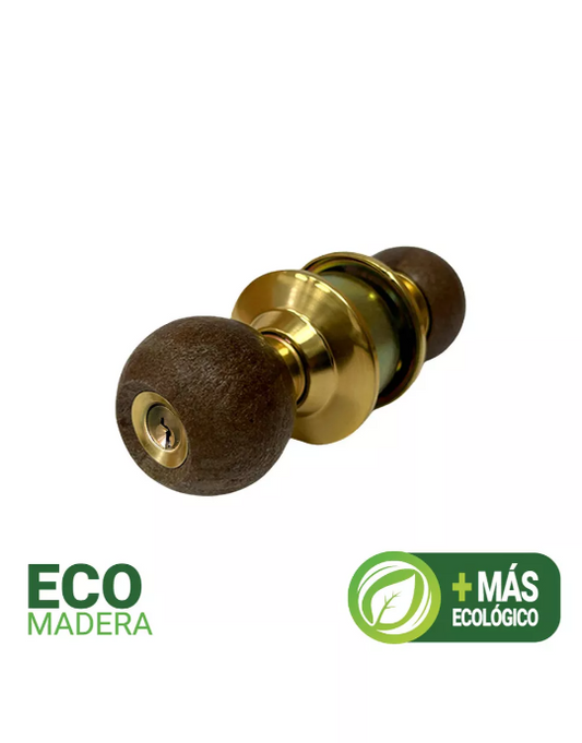 SAFE CERRADURA DE POMO VERONA ECO MADERA ALCOBA 44901