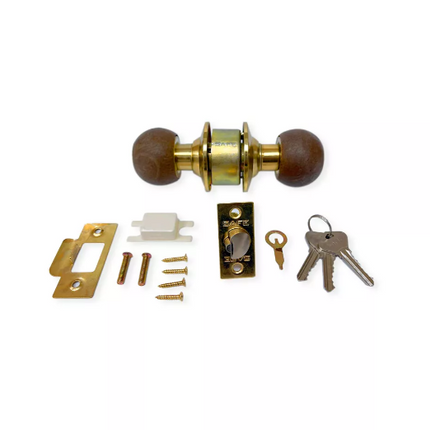 SAFE CERRADURA DE POMO VERONA ECO MADERA ALCOBA 44901