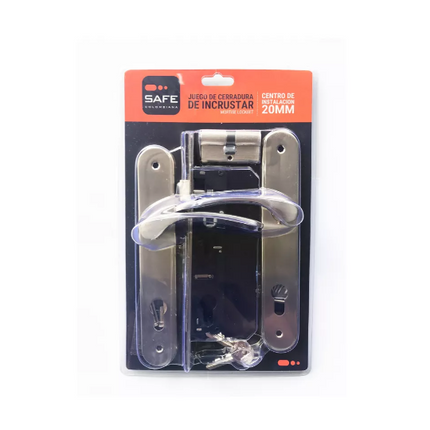 SAFE JUEGO DE CERRADURA DE INCRUSTAR 20MM 8535
