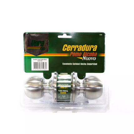 VERA CERRADURA ALCOBA POMO INOX NUOVO 17001