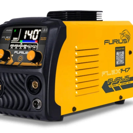 FURIUS SOLDADOR INVERSOR MULTIPROCESO FLUX 140A 110/220 FW147