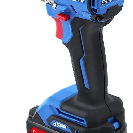 DONG CHENG TALADRO PERCUTOR INALAMBRICO 1/2" BRUSHLESS 20V CON 2 BATERIAS DE 2 AH - DCJZ2060I
