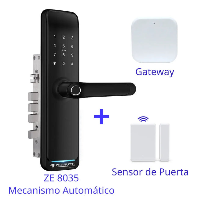 Cerradura Zerrutti Ze 8035 - Automático + Gateway + Sensor