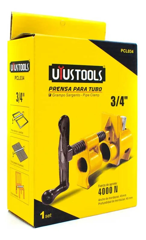 UYUSTOOLS PRENSA PARA TUBO 3/4" PCL034