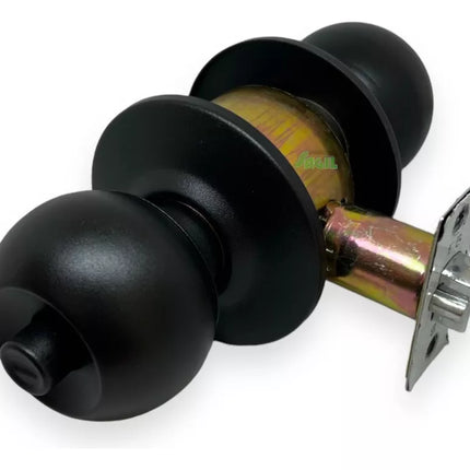 FLEXON CERRADURA CILINDRICA DE POMO ALCOBA NEGRA 6670