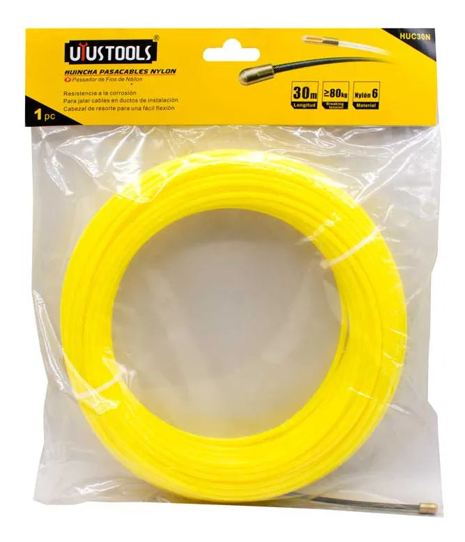 UYUSTOOLS HUINCHA PASA CABLES NYLON 30M HUC30N