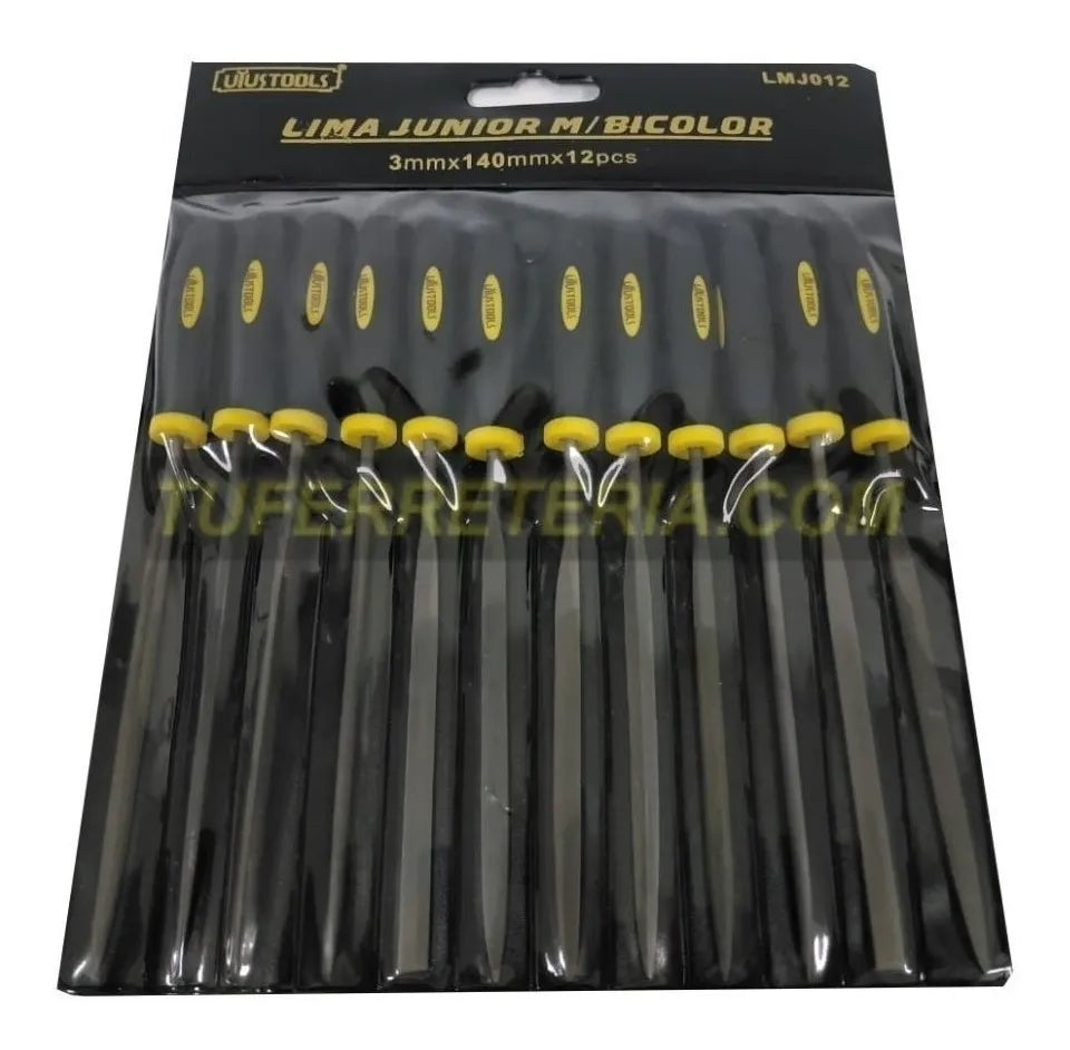 UYUSTOOLS LIMA JUNIOR M/BICOLOR 12 PCS LMJ012