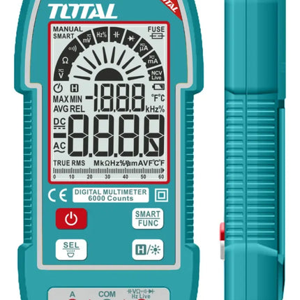 TOTAL MULTIMETRO DIGITAL 600V INDUSTRIAL TMT516004