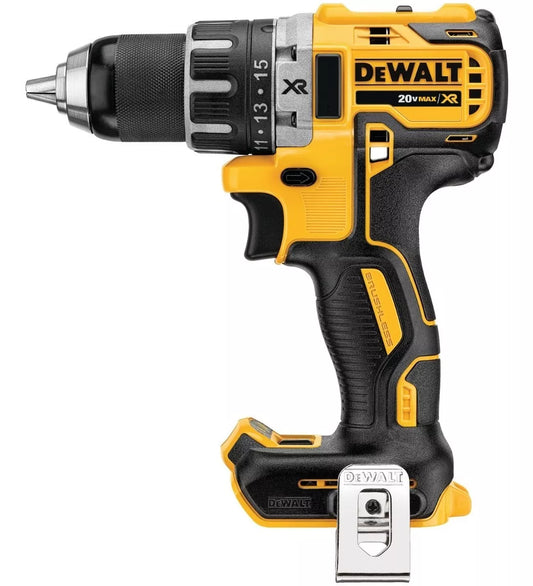 DEWALT TALADRO/ATORNILLADOR INALAMBRICO COMPACTO SIN ESCOBILLAS DE 1/2 20V DCD791B