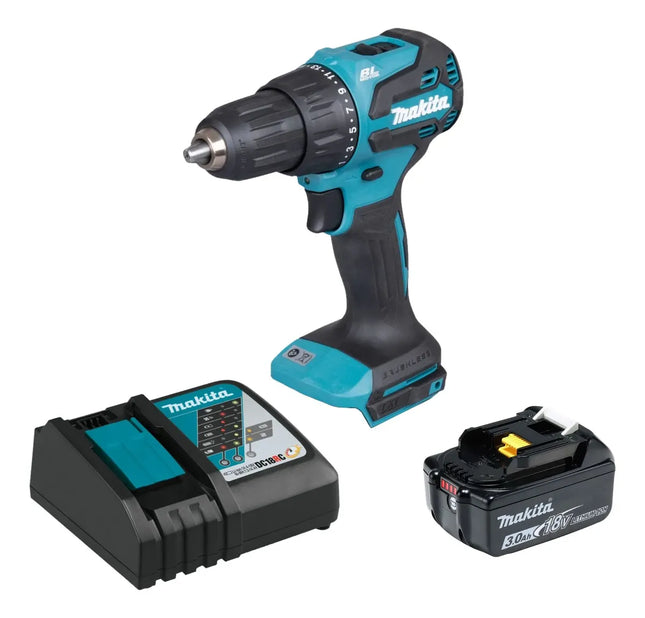 MAKITA TALADRO INALAMBRICO 18V INCLUYE BATERIA Y CARGADOR DHP490WV