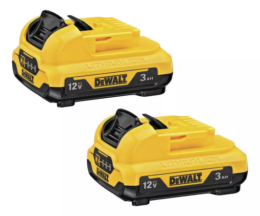 DEWALT PAQUETE DE 2 BATERIAS 3 AMPERIOS 12V DCB124-2