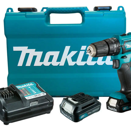 MAKITA TALADRO PERCUTOR INALAMBRICO 3/8" CXT 12V 2BAT 1.5AH Y CARGADOR HP333DWYE