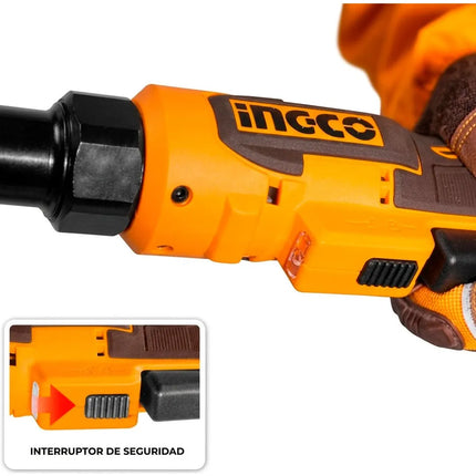 INGCO RATCHET M3/8 20V 65NM + 2 BATERIAS Y CARGADOR  UCDRLI20652