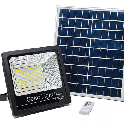 RFLECTOR LED SOLAR 100W EXTERIOR CON SENSOR DE MOVIMIENTO 20000H SSL-120W MEGAWATT
