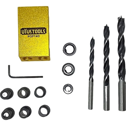 UYUSTOOLS POSICIONADOR DE PERFORACION P/ AGUJERO OBLICUO 14 PCS POP140