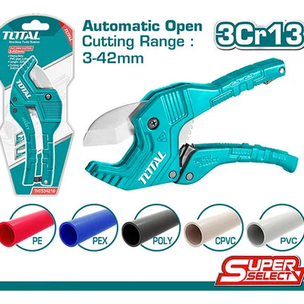 TOTAL CORTADOR DE TUBO PVC THT534216
