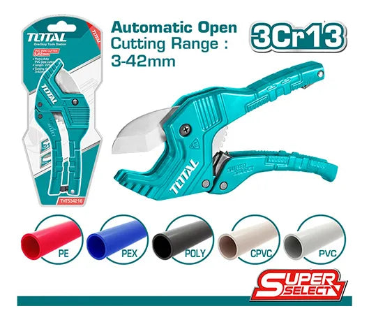 TOTAL CORTADOR DE TUBO PVC THT534216