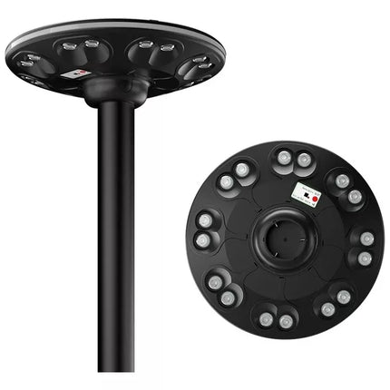 LAMPARA SOLAR 300W UFO CON TUBO 430MT (100MT CUADRADOS) IP65, 12HORAS DE CARGA (5V/25W) SERIES MEGAWATT CON CONTROL REMOTO