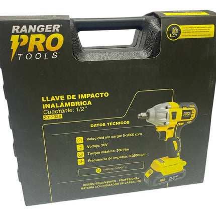 RANGER LLAVE DE IMPACTO INALAMBRICA 1/2'' 2017928