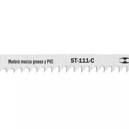 TRUPER SEGUETAS PARA SIERRA CALADORA PARA CORTAR MADERA MACIZA GRUESA Y PVC PAQUETE X 5 UNIDADES 18127