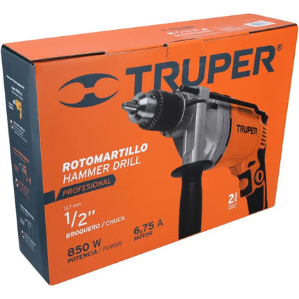 TRUPER TALADRO PERCUTOR ROTOMARTILLO 1/2" 850W 14659