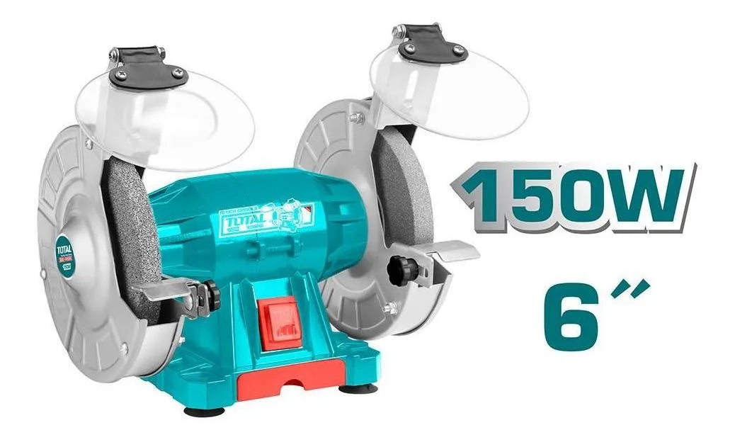 TOTAL ESMERIL DE BANCO 6" 150W UTBG15015