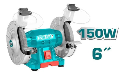TOTAL ESMERIL DE BANCO 6" 150W UTBG15015