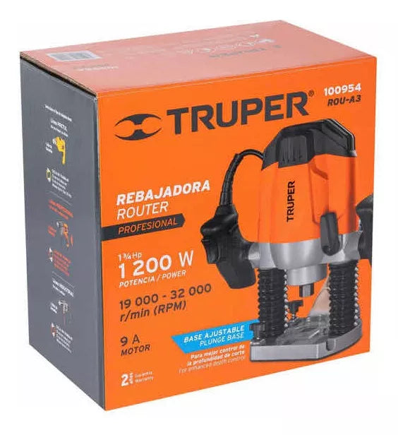 TRUPER RUTEADORA PROFESIONAL 1200W TRUPER ROU-A3 100954