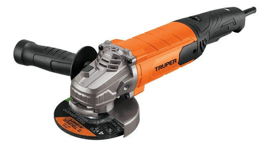 TRUPER PULIDORA ESMERILADORA ANGULAR DE VELOCIDAD VARIABLE 4-1/2" 1100W - 100902