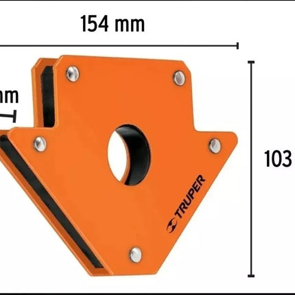 TRUPER ESCUADRA MAGNETICA 4" 22KG 15407 ESM-4