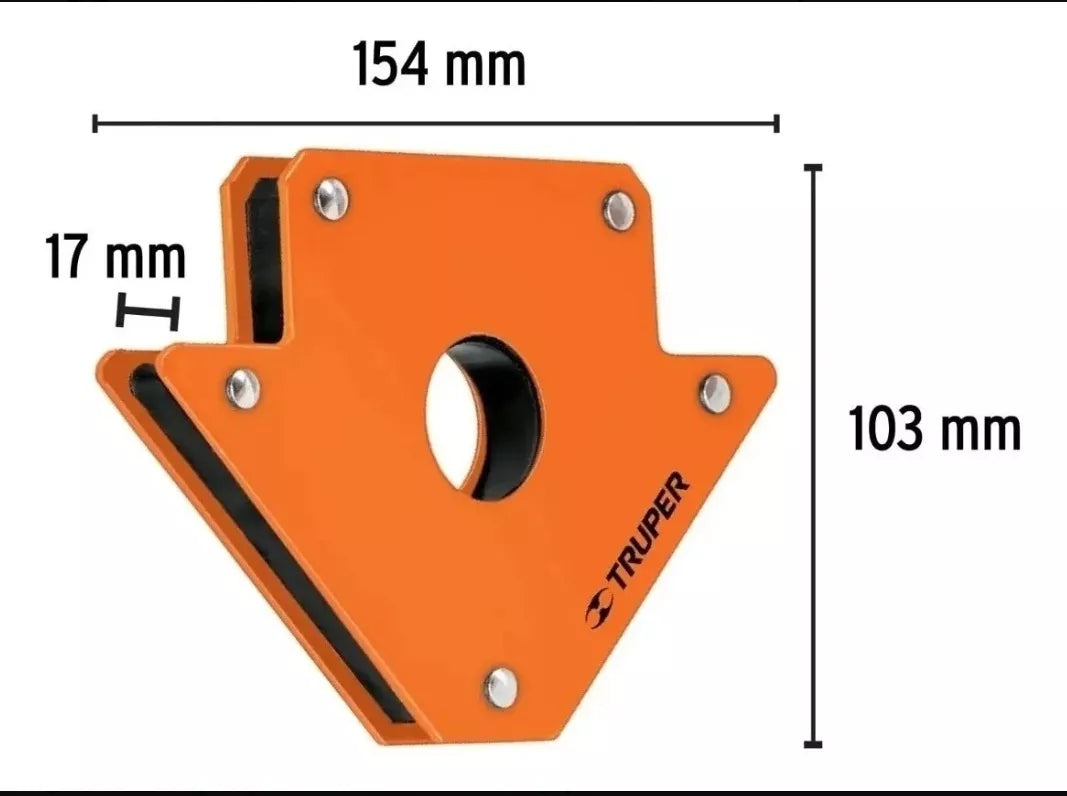 TRUPER ESCUADRA MAGNETICA 4" 22KG 15407 ESM-4