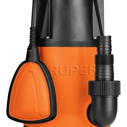 TRUPER BOMBA SUMERGIBLE  AGUA SUCIA PLASTICA 1 1/2 HP 12604