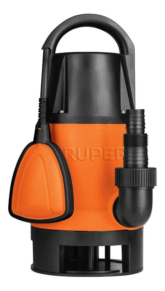 TRUPER BOMBA SUMERGIBLE  AGUA SUCIA PLASTICA 1 1/2 HP 12604