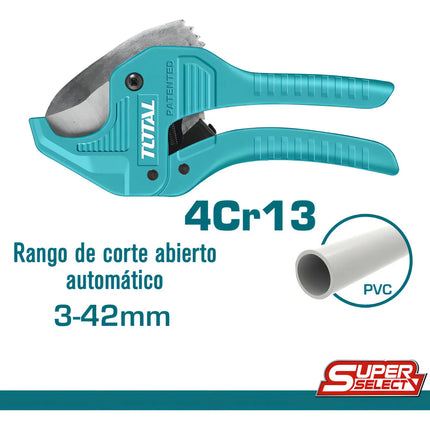 TOTAL CORTADOR DE TUBO PVC THT534216