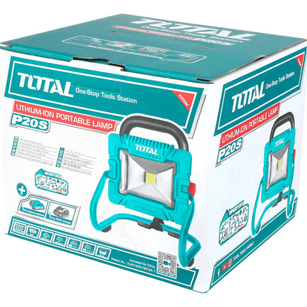 TOTAL LAM´PARA PORTATIL INALAMBRICA 20V TWLI2025