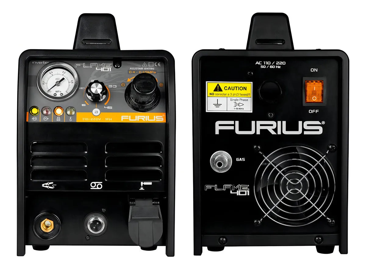 FURIUS EQUIPO DE CORTE POR PLASMA CON CONEXION 110/220V FLAME401 FW401