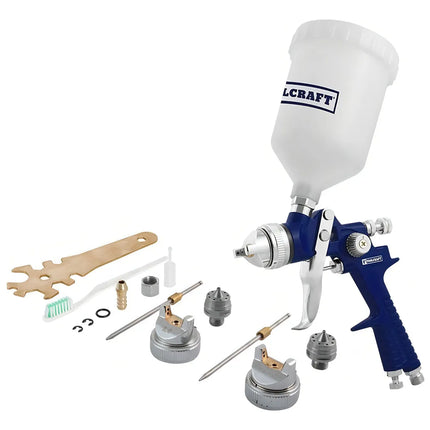 TOOLCRAFT PISTOLA PARA PINTAR HVLP DE GRAVEDAD TC1840